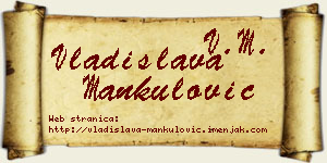 Vladislava Mankulović vizit kartica